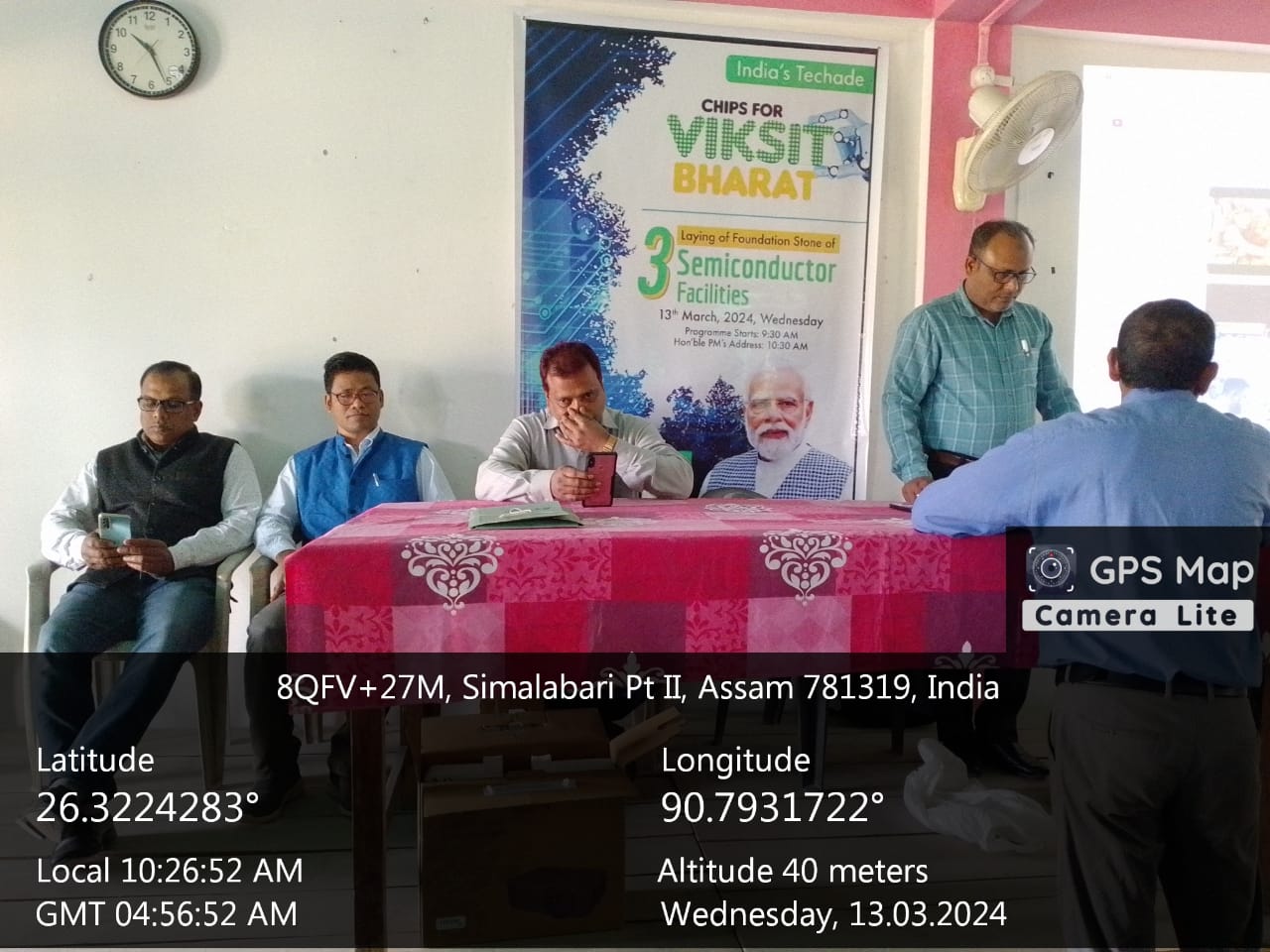 Viksit bharat, Laying of Foundation Stone of 3 Semiconductor Facilities Programme